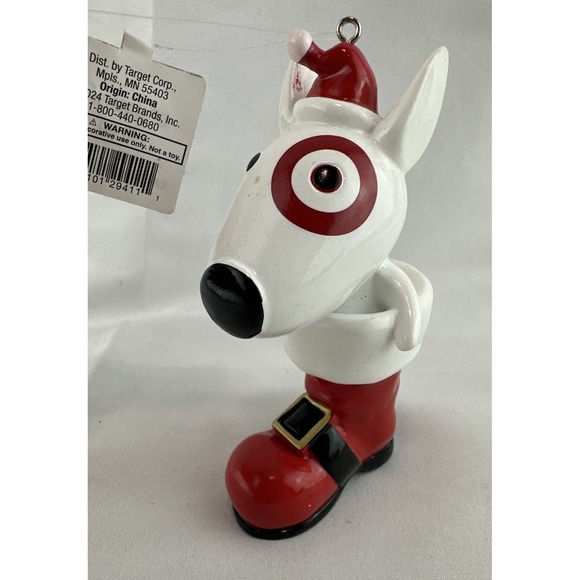Wondershop Other - Target Wondershop 2024 Bullseye Dog in Santa‎ Boot Christmas Tree Ornament NEW